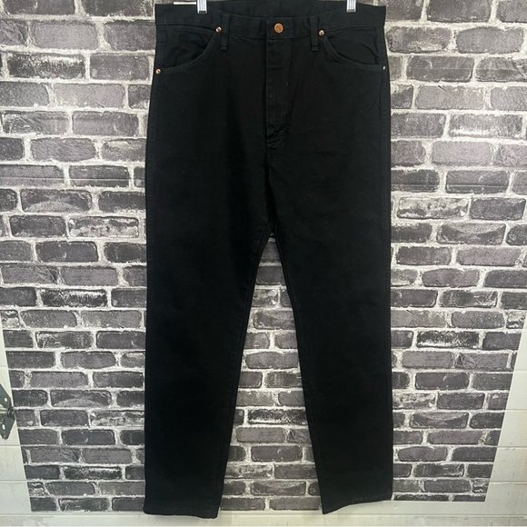NWT Wrangler Men's 34X38 Cowboy Cut Original Fit Shadow Black Jeans - Picture 5 of 10